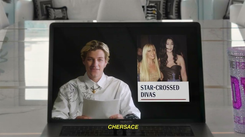 image 0 Cher X Versace For Pride 2022 : Chersace Film With Jake Bongiovi : Versace