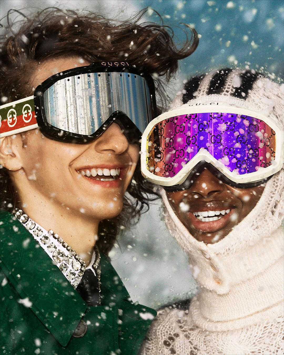 image  1 Envisioning Gucci in the mountains with a new take on ski masks