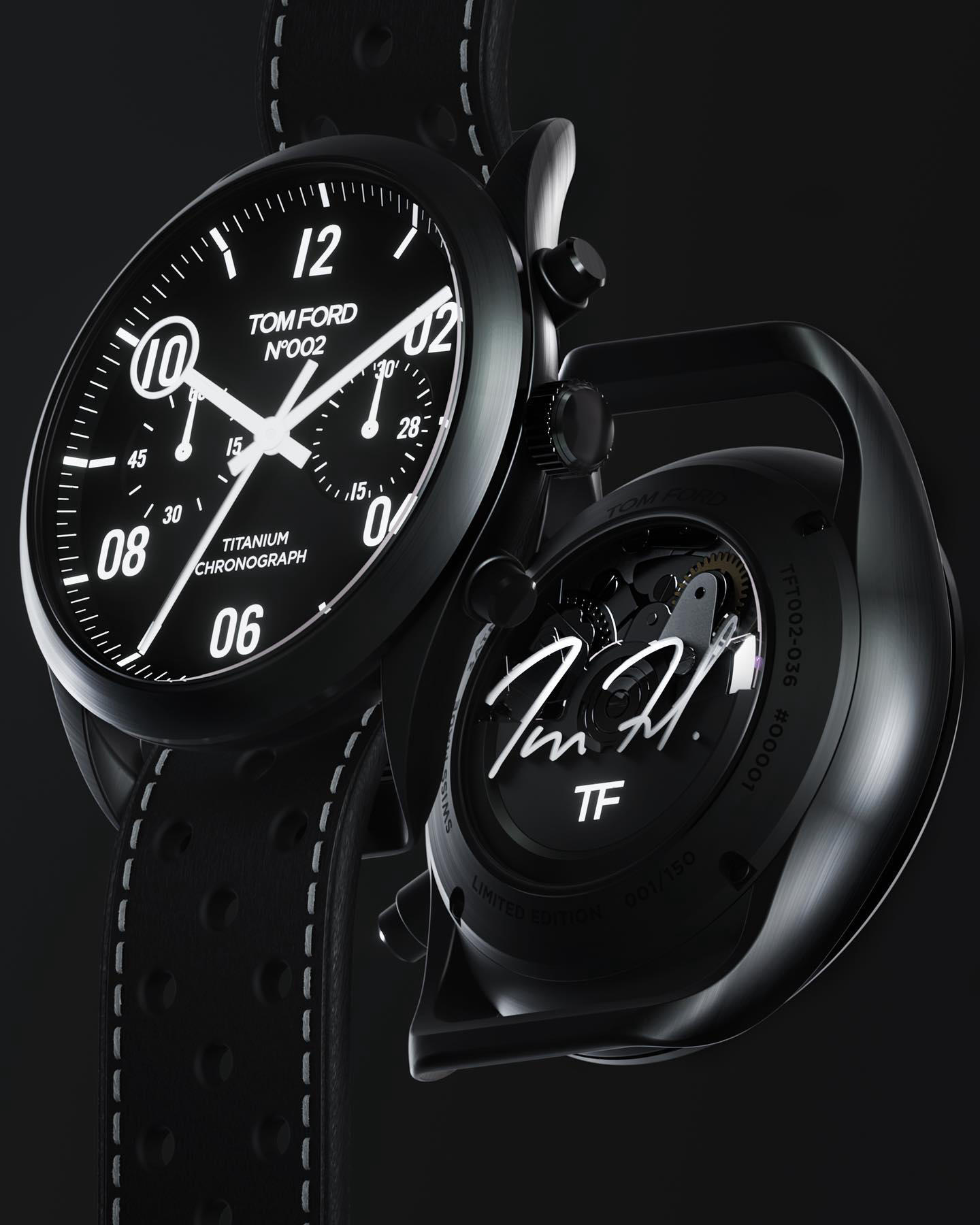 image  1 TOM FORD - INTRODUCING THE 002 LIMITED-EDITION CHRONOGRAPH TIMEPIECE