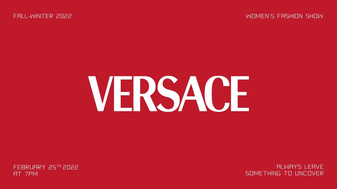 Versace Fall-winter 2022 Women’s : Fashion Show : Versace